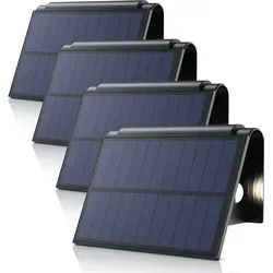BEARWARE LED Solarleuchte - Außen Wandleuchte mit Akku - Wasserdichte Solarleuchte für außen mit 2 Betriebsmodi und 2 Helligkeitsstufen, ideal für Garten und Balkon. Mit 1800 mAh Akku und IP54 Schutz für wetterfeste Nutzung.