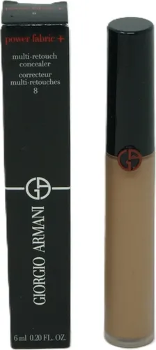 Giorgio Armani Power Fabric+ High Coverage Stretchable Concealer 6 ml Nr. 8 - Concealer mit hoher Deckkraft, ideal zur Korrektur von Imperfektionen und dunklen Augenringen. Die feuchtigkeitsspendende Formel sorgt für ein mattes Finish und hält bis zu 24 Stunden.