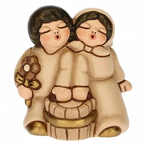 Thun Krippe 'KK Kinder Paar mit Milch' 2021-5,8 x 4 x 6,2 cm