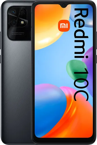 Xiaomi Redmi 10C NFC 64-3-4G - Graph Grey - Simlockfreies Handy mit 64GB Speicher, ideal für multimediale Anwendungen und tägliche Nutzung.