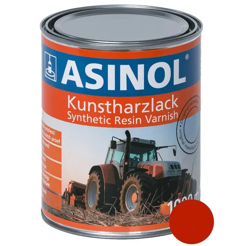 Kunstharzlack Pöttinger Rot 1.000 ml Lack Farbdose ASINOL 15,98 EUR/l