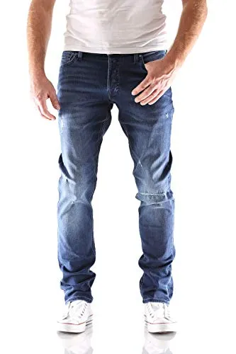 JACK & JONES Glenn Original GE 140 Slim Fit Herren Jeans Hose, Hosengröße:W32/L34