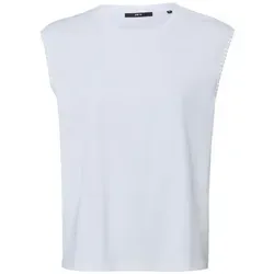 Zero T-Shirt Damen mit Schmuckkanten in Brilliant White (44 EU)