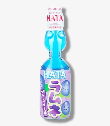 MHD: 02.11.2025 Hata Kosen Ramune Blueberry japanische Erfrischung 200ml