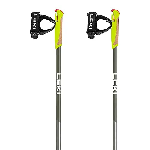 LEKI Walker XS - Kinder Nordic Walking Stöcke 80 - 110 cm - Wanderstöcke für Kinder mit Shark 2.0 Griff, individuell anpassbar und ideal für Nordic Walking und Langlauf. Wächst mit dank Speed Lock 2 Plus Verstellsystem.