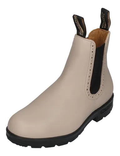 Blundstone Women's High Top Chelseaboots BLU2156-960 in Pearl White Braun - Größe 38 EU - Elegante Chelseaboots für Damen in Größe 38 EU, aus hochwertigem Glattleder gefertigt. Ideal für lässige Outfits und bequem im Alltag.