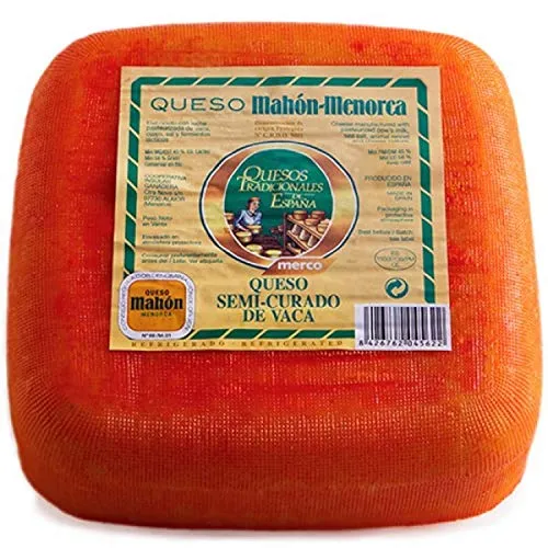 Halbgereifter Kuhmilchkäse 'Mahon-Menorca' ca. 2,6 kg