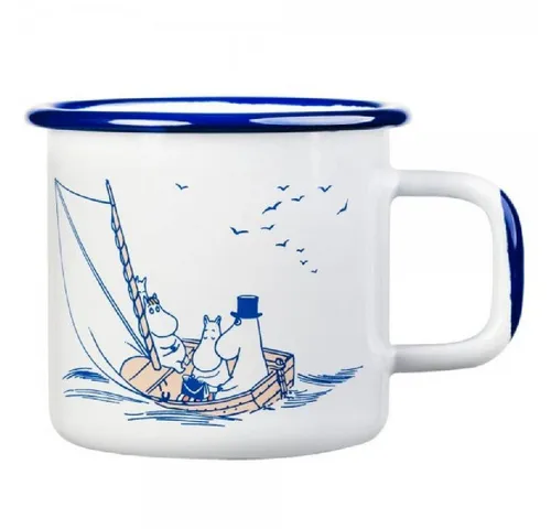 Muurla Tasse Tasse Mumins Sailors Weiß (370 ml) von Muurla