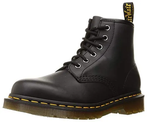 Dr. Martens 6 Eye Boots, Black Nappa, 42 EU von Dr. Martens