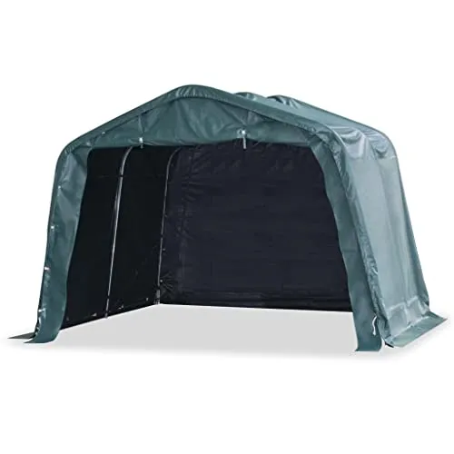 vidaXL Weidezelt für Pferde, Schafe und Kühe - Stallbedarf für Viehhaltung, robustes Weidezelt aus 100% PVC, UV-beständig und wasserabweisend, idealer Unterschlupf bei schlechtem Wetter.