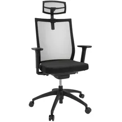 hjh OFFICE Profi Bürostuhl ASPEN PRO - Höhenverstellbar mit Armlehnen - Bürostuhl mit zeitlosem Design und hochwertiger Verarbeitung. Genießen Sie erstklassigen Sitzkomfort und individuelle Anpassungsmöglichkeiten für Ihre optimale Ergonomie.
