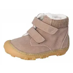 Pepino Stiefelette NICO aus Leder - Wanderschuhe für Kinder mit zwei Klettriemen für einfaches An- und Ausziehen. Mit gepolstertem Einstieg und weichem Lammwollfutter für Komfort und Wärme. Ideal für erste Schritte und in WMS-Weit erhältlich.