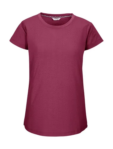killtec Damen Funktions T-Shirt Kurzarm KOS 23 WMN TSHRT, Beaujolais, Größe 40 - Leichtes und schnelltrocknendes T-Shirt für Damen, ideal für aktive Tage. Das feuchtigkeitstransportierende Stretch-Material sorgt für optimalen Tragekomfort und Bewegungsfreiheit.