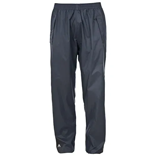 Trespass Qikpac Pant, Flint, XXL - Kompakt Wasserdichte Regenhose - Funktionsjacken, wasserdicht bis 5.000mmWS und atmungsaktiv, ideal für Outdoor-Aktivitäten, kompakt zusammenrollbar für einfachen Transport.