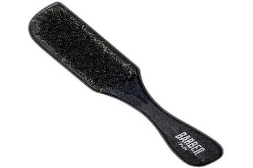 Nano Absolute Barber Academy Fade Brush mit Holzgriff – Bartbürste S