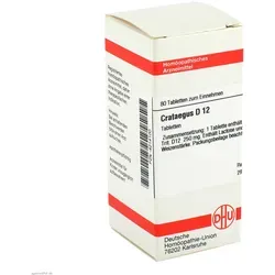 Crataegus D 12 Tabletten 80 St