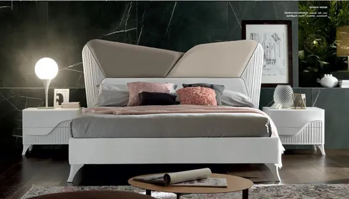 Modernes Doppelbett mit Bettkasten aus Holz - Elegantes Bettrahmen für Schlafzimmer, Liegefläche 180 x 200 cm, inklusive 1 Schublade für zusätzlichen Stauraum. Ideal für modernes Wohnen.