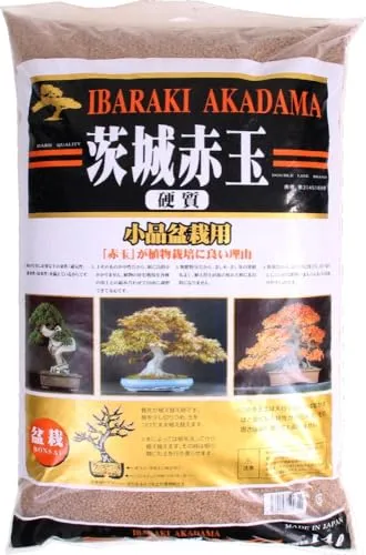 RAINBEAM Bonsai Soil 1-3 mm Akadama Ibaraki hart 12.5 Liter, ca. 10 KG