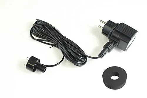 Arnusa Quellsteinbeleuchtung Springbrunnen Beleuchtung LED + Netzteil Teichbeleuchtung (Warm-Weiß) mit 5 Meter Kabel und Schaumstoffdichtung