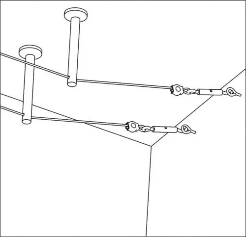 Paulmann 17824 Niedervolt-Seilsystem Umlenker 2er Set Chrom