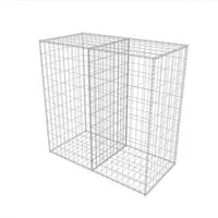 vidaXL Gabione 100x50x100cm - Stabiler Steinkorb für Garten und Landschaft - Dekorative Zäune: Robuster Gabionenkorb aus verzinktem Stahl, ideal für stabile Stützmauern und Sichtschutz, witterungsbeständig und langlebig.