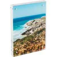HMF 46972 Magnetischer Bilderrahmen aus Acrylglas 10 x 15 cm Transparent