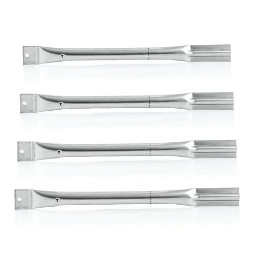 BBQ-Toro Edelstahl Universal Gasgrill Brenner (4 Stück) | 41,7 x 4 cm | Hochwertiger Ersatz für Gasgrills - Ersatzbrenner für Gasgrills von BBQ-Toro, kompatibel mit vielen Modellen. Aus langlebigem Edelstahl gefertigt, sorgt er für gleichmäßige Hitzeverteilung und ein perfektes Grillergebnis. Einfacher Austausch für mehr Grillvergnügen!