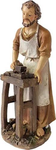 FADEDA Schreiner/Höhe:11 cm/handbemalt/detailgetreue Krippen Figuren - Weihnachten Tisch Dekoration Krippe Zubehör