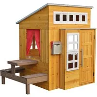 Produktbild KidKraft Modernes Outdoor Spielhaus für Kinder aus Holz