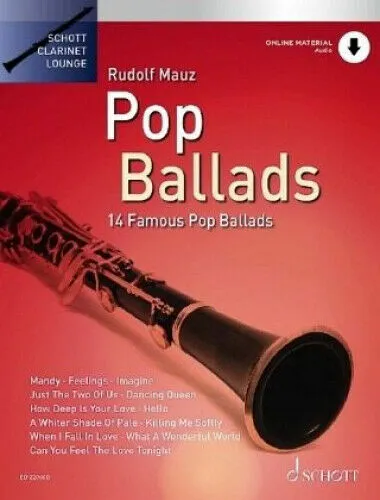 Pop Ballads von Martin Schädlich - Zeitschrift mit 14 berühmten Pop-Balladen, ideal für Musikliebhaber und Künstler. Enthält Noten und Texte, herausgegeben von Schott Music.
