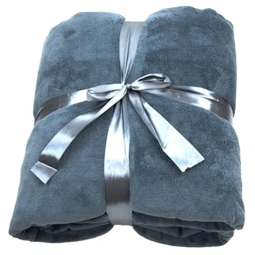 Kuscheldecke 150x200cm Cashmere Feeling Tagesdecken Wohndecken Decken, Farbauswahl:anthrazit