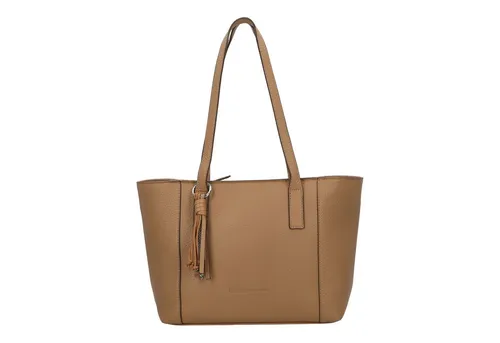 TOM TAILOR Denim Shopper Priya, Polyurethan - Stylische Shoppertasche aus strapazierfähigem Polyurethan mit praktischer Innenaufteilung und Reißverschluss für optimale Sicherheit. Ideal für modebewusste Damen, die ihren Alltag stilvoll meistern möchten.