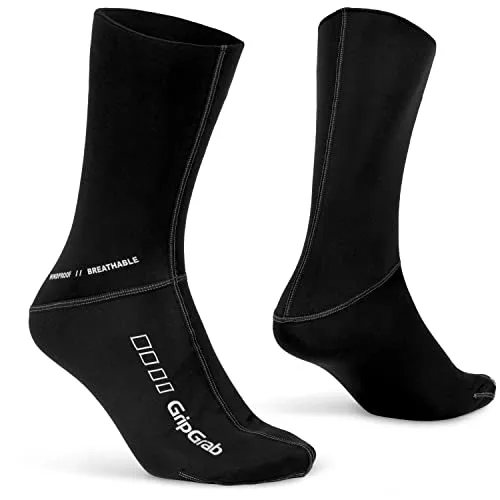 GripGrab Windproof Socks (44 - 45) - Perfekte Wärmeschutz für Sportler - Hochwertige Windproof Socks für optimalen Schutz bei kaltem Wetter, ideal für Outdoor-Sportarten. Kategorie: Gesamtsortiment, Sport, Fitness, Fitnessbekleidung, Sportsocken.