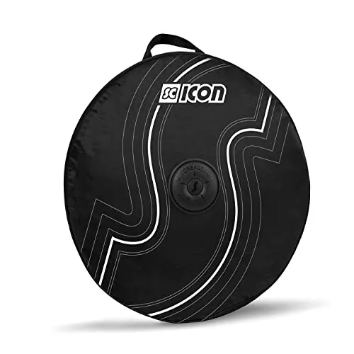 SCICON Sports Gepolsterte Radtasche für Einzelräder (schwarz)