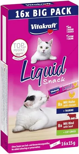 Vitakraft Liquid Snack mit Huhn und Rind für Katzen von Vitakraft