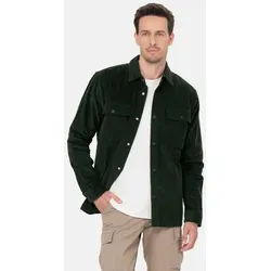 KEY LARGO Men Hemd MSH KLMONZA 1/1 Cord in grün von KEY LARGO