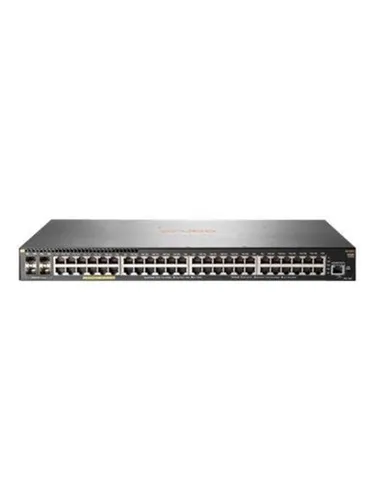 Hewlett Packard Enterprise Aruba 2930F 48G PoE+ 4SFP+ Switch - Managed L3 Switch mit 48 PoE+ Ports und 4 SFP+ Uplinks, ideal für leistungsstarke Netzwerklösungen in Unternehmen.