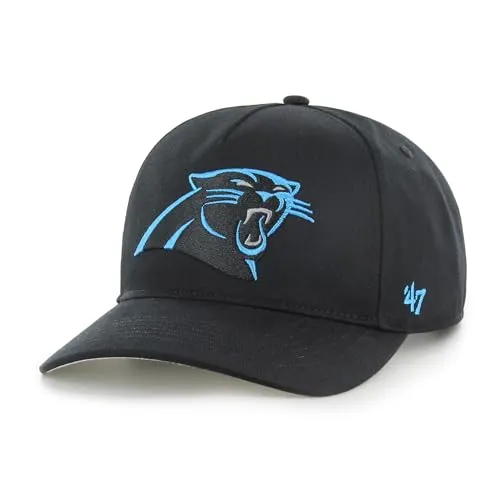 '47 NFL Carolina Panthers Hitch RF Unisex Cap – Verstellbare Snapback - Stylische Unisex Baseball Cap mit Teamlogo der Carolina Panthers. Ideal für Fans, bietet einen bequemen Sitz und lässt sich individuell anpassen.