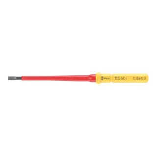 Wera VDE Wechselklinge für Schlitzschrauben, Kraftform Kompakt VDE 60 i Take it easy, 0,8 x 4 x 157 mm