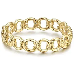 Glanzstücke München Silberring gelbgold, aus Sterling Silber