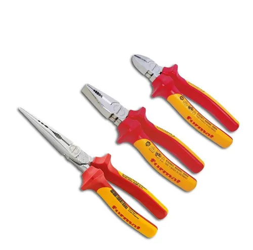 FORMAT Zangen-Satz VDE 3-teilig mit 2-Komponenten-Griffen von FORMAT