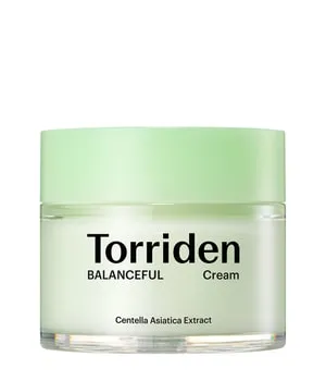 Torriden Balanceful Cica Cream 80 ml - Beruhigende Gesichtscreme - Tagescreme für empfindliche Haut, angereichert mit Centella Asiatica zur Linderung von Rötungen und zur Stärkung der Hautbarriere. Ideale Pflege für ausgeglichene, strahlende Haut.