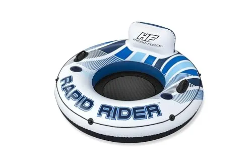 Bestway Hydro-Force Schwimmring mit Rückenlehne Rapid Rider 135 cm