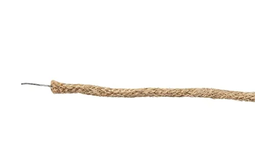 Windhager Jute-Bindedraht ÖKO, Wickeldraht, Blumendraht, Gartendraht, Basteldraht, Pflanzendraht, 10m x 3mm, 07477