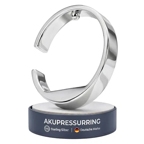 scarlet health Akupressurring »Good Night« aus 925 Sterlingsilber - Ringe für Damen, verstellbar und ideal zur Anwendung der Akupressurtechnik – eine natürliche Schlafhilfe ohne Chemie.