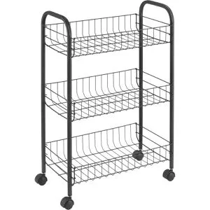 METALTEX 344403000 Lugano Lava Allzweckwagen in schwarz von Metaltex