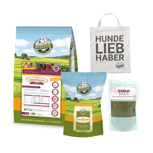 Bellfor Hundefutter Trocken Insekten Protein Snack & Pulver Sparpaket - Getreidefreies Hundefutter mit Insektenprotein, ideal für empfindliche Hunde. Enthält 2,5 kg Trockenfutter und 200 g Snacks. Hochwertige Zutaten für eine ausgewogene Ernährung.