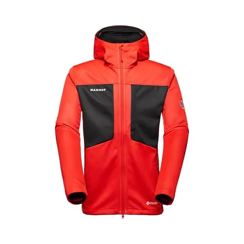 Ultimate VIII SO Hooded Jacket Men - Wetterfeste 3-Lagen WINDSTOPPER Jacke aus 100% recyceltem Polyester, ideal für Outdoor-Aktivitäten mit optimaler Atmungsaktivität und verstellbarer Kapuze.