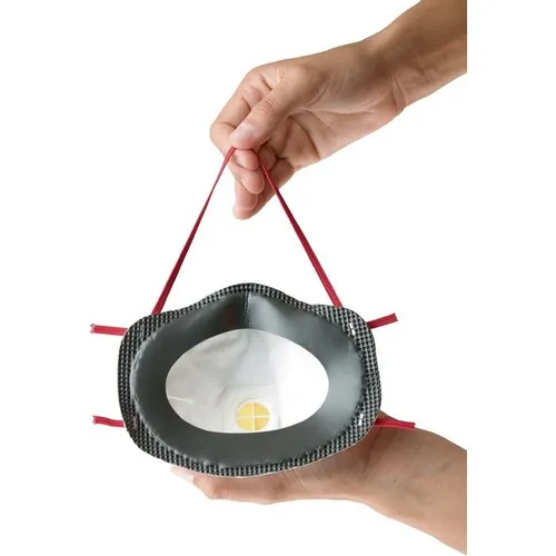 3M 8833 FFP3 R D Partikelmaske - 5er Set Wiederverwendbar - Mundschutz der Schutzklasse FFP3, 4-lagig mit Ventil für optimalen Atemkomfort, ideal für Staub- und Partikelschutz, wiederverwendbar und komfortabel durch Gummiband und Nasenklammer.