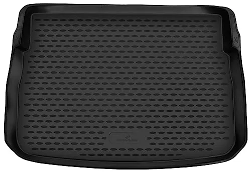 WALSER XTR Kofferraumwanne für VW Golf Sportsvan Schrägheck (AM1, AN1) 2014-2020, 100% passgenaue Antirutschmatte Auto, Gummimatte Auto, Kofferraum Schutzmatte, Auto Gummimatten